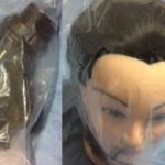 Human Hair Mannequin Head with Clamp